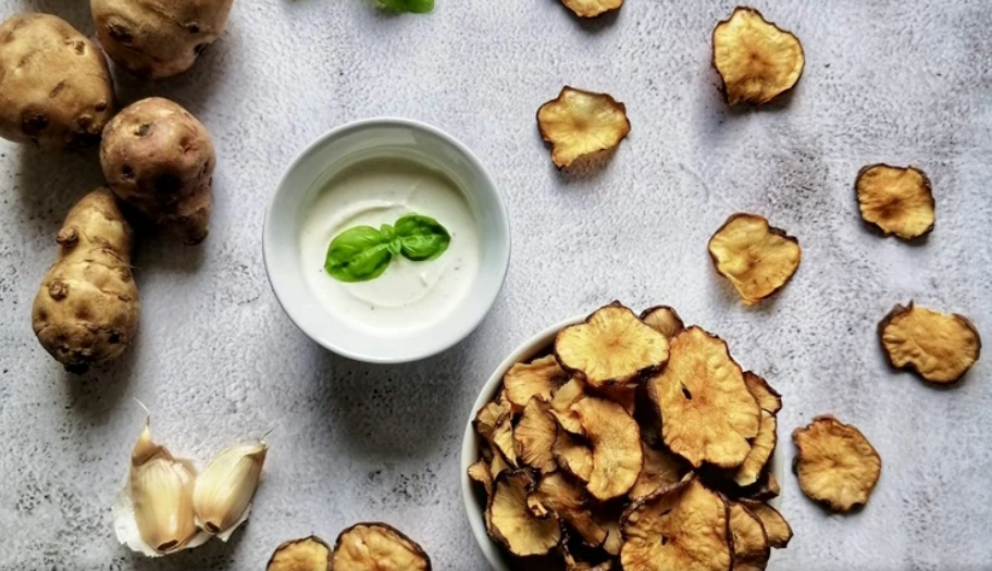 Topinamburové chipsy