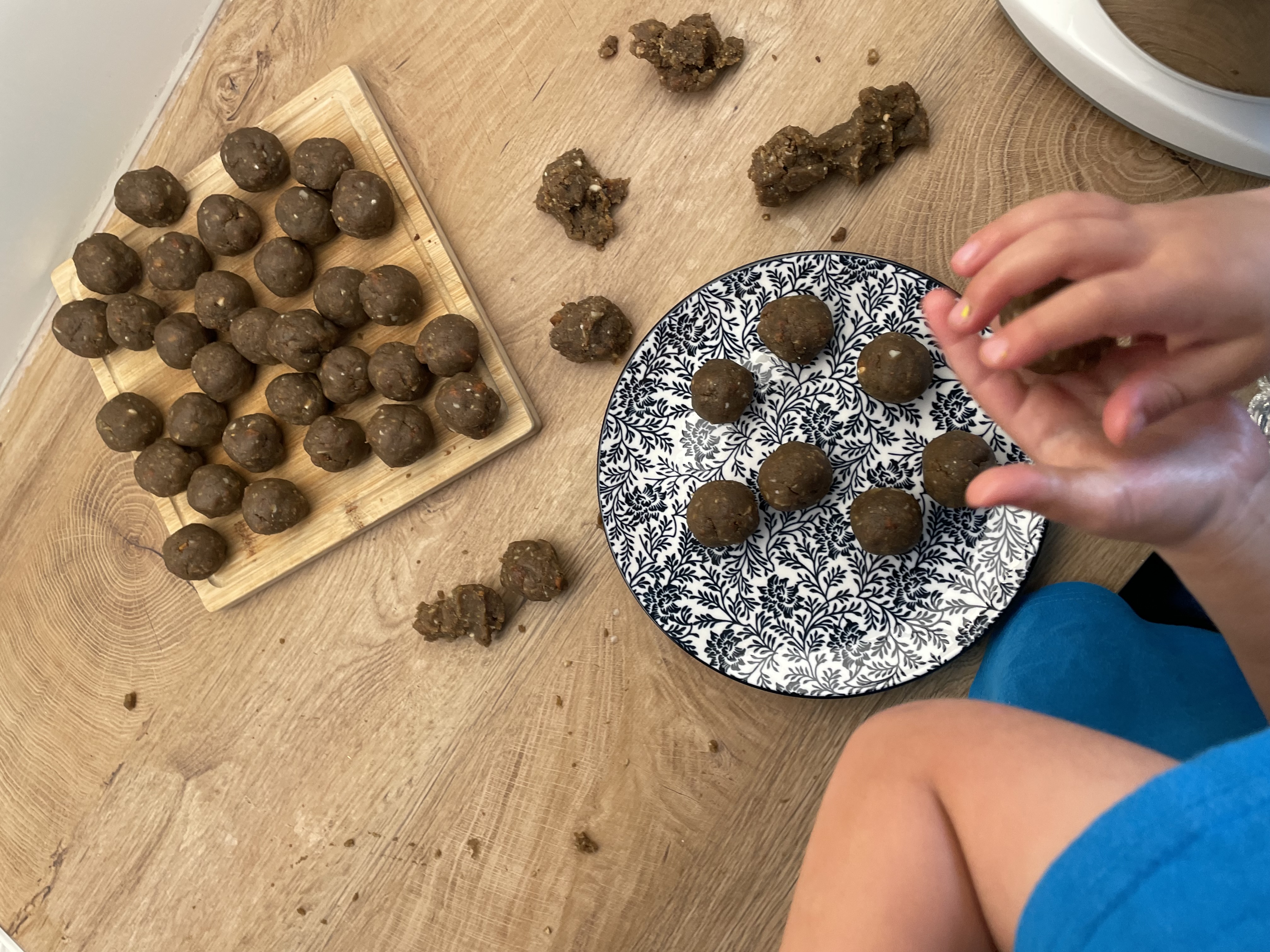 příprava topinambur cupcakes