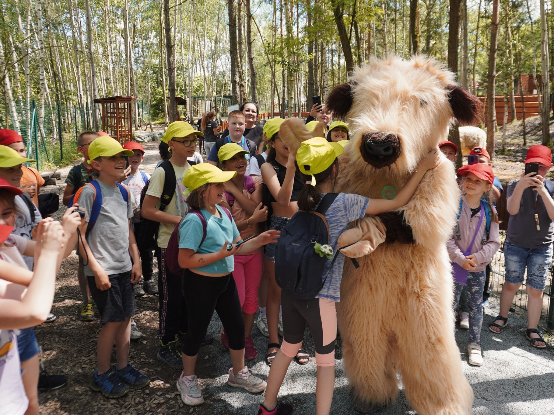 Maskot kravička - Farmapark u Toma