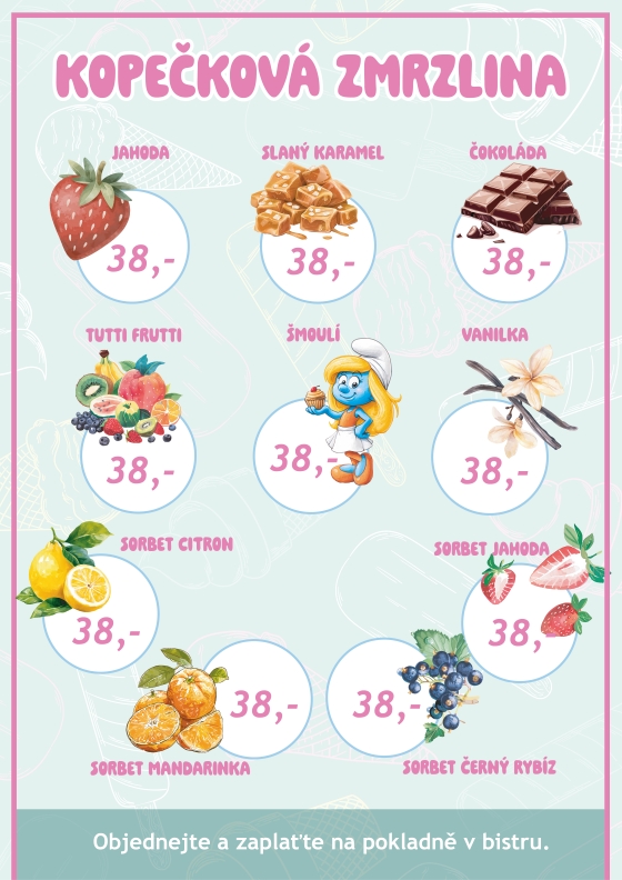 Jídelní a nápojový lístek – Farmapark u Toma
