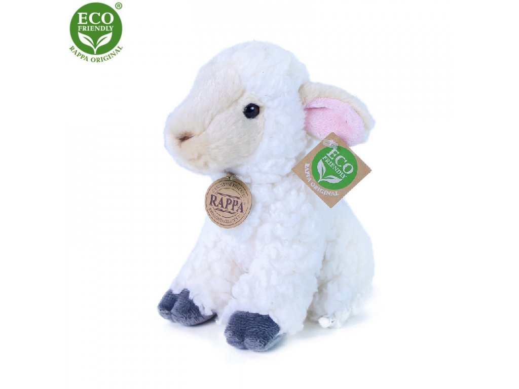 Plyšák ovce 18cm sedící eco-friendly