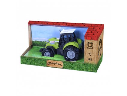 Traktor se zvukem a světlem 10 cm
