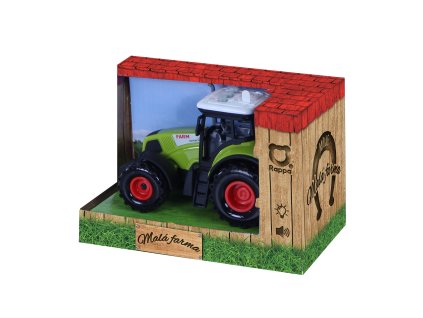 Traktor se zvukem a světlem 14 cm