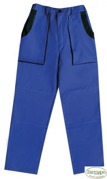 Kalhoty do pasu, pánské, modro/černé Barva: Modrá, Velikost: 58