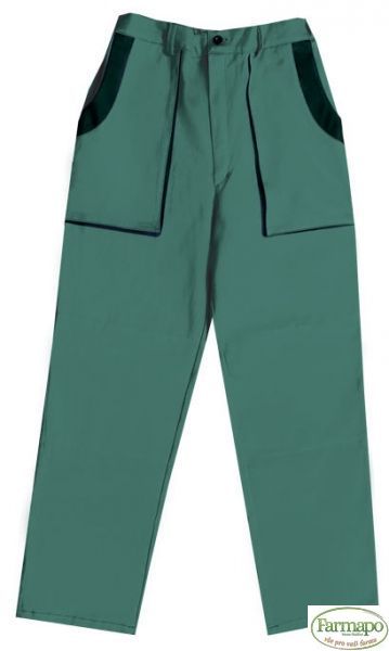 Kalhoty do pasu, pánské, zeleno/černé Barva: Zelená, Velikost: 56