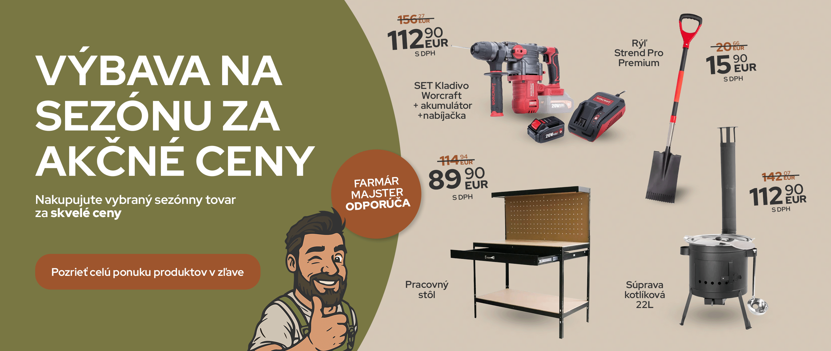 Akcia Farmár & Majster