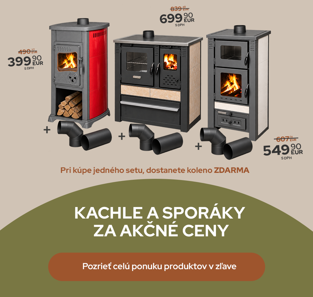 Akcia na kachle a sporáky