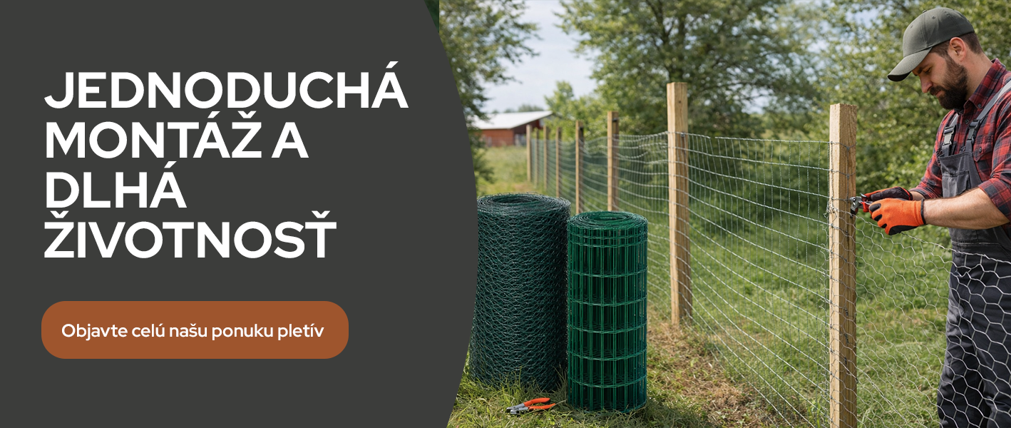 Pletivá, stĺpiky, brány a montážne príslušenstvo