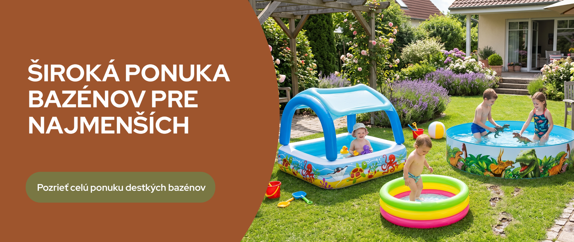 Detské bazény a príslušenstvo