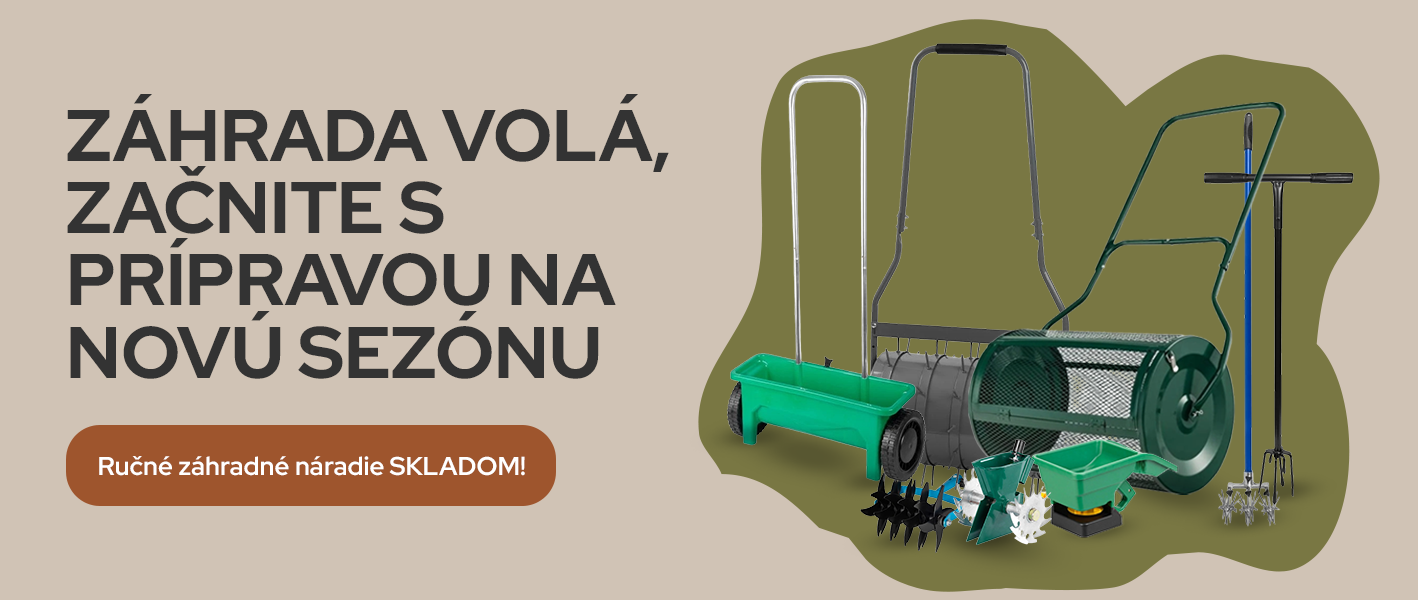 Kypriče, prevzdušňovače, ručné náradie