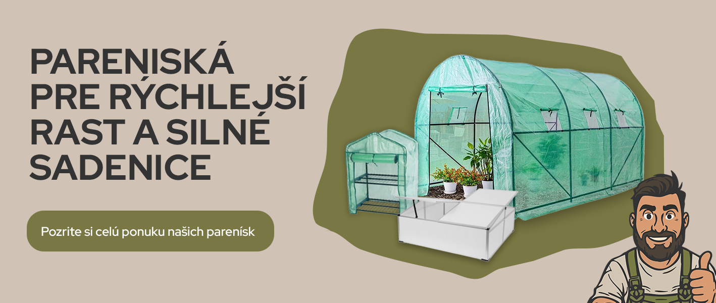 Pareniská, fóliovníky, skleníky