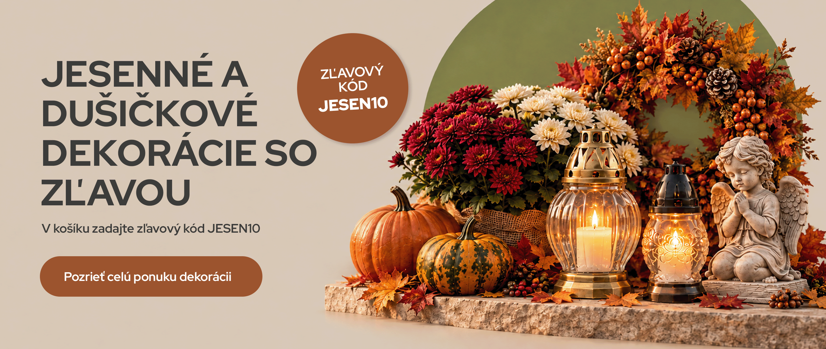 Jesenné dekorácie