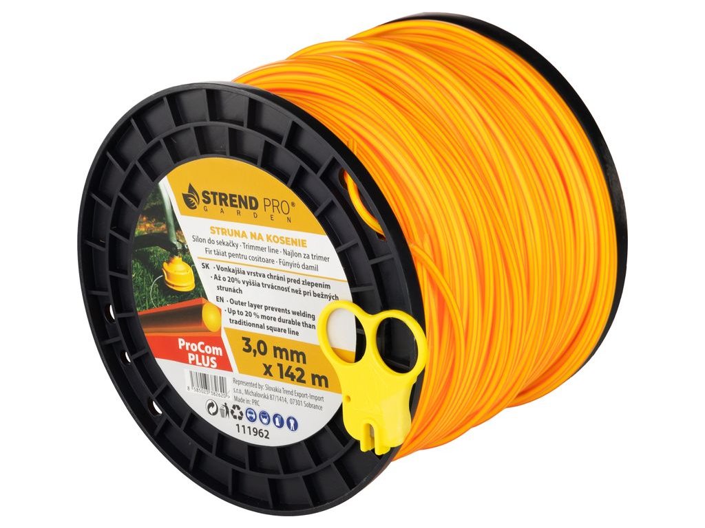 Silon na kosenie ProCom Plus 3,0 mm, Spool L-142 m, hranatý