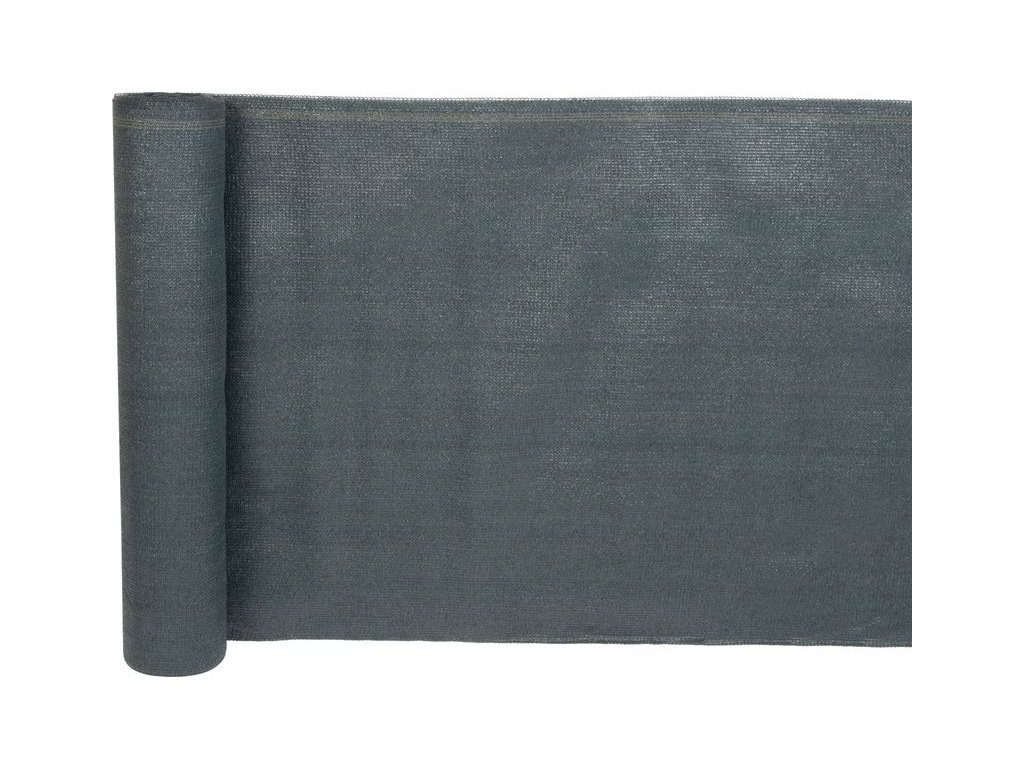 Tkanina tieniaca POPULAR.NET 1,2x10 m, HDPE, UV, 150 g/m2, 90% antracit