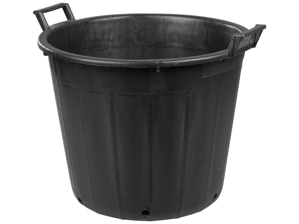 Nádoba ICS P134075, 155 lit., 75 cm, okrúhla, perforované dno, s otvormi, 2 rukoväte, výška 51 cm