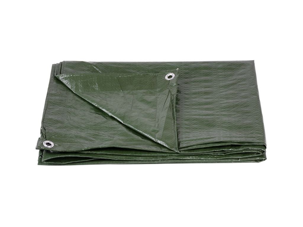 Plachta Tarpaulin Light 8x12 m, 65 g/m, zakrývacia, zelená, s okami