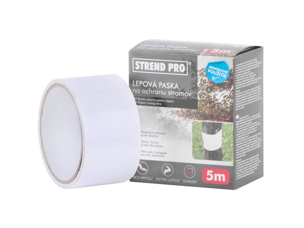 Paska Strend Pro, na ochranu stromov pred škodcami, lepová, 5 cm, L-5 m