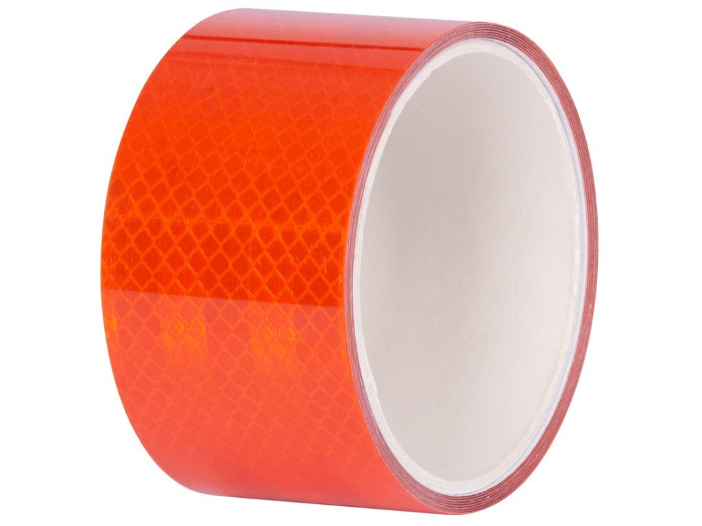 Páska Strend Pro, reflexná, samolepiaca, extra viditeľná, oranžová, 50 mm x 2 m