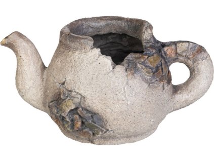 Dekorácia MagicHome, Črepník - kvetináč, mozaika, keramika, 23,5x40x20,5 cm