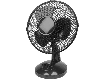 Ventilátor Strend Pro, stolový, čierny, 23 cm, 25 W