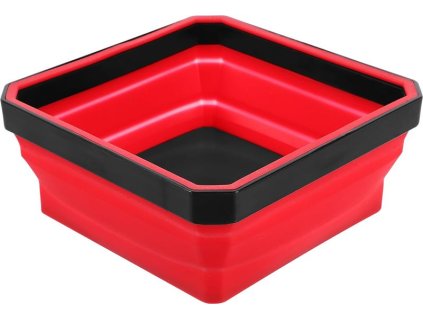Miska Strend Pro, nádoba, na skrutky, magnetická, skladacia, silikónová, 115x115 mm