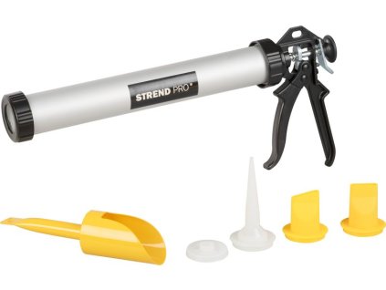 Sada Strend Pro, pištoľ výtlačná s nadstavcami, 600 ml, 6-dielna sada