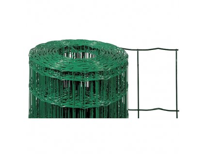 Pletivo EUROPLAST 1, 1500/100x50/2,20 mm, zelené, RAL 6005, Zn+PVC, ohradové, bal. 25 m