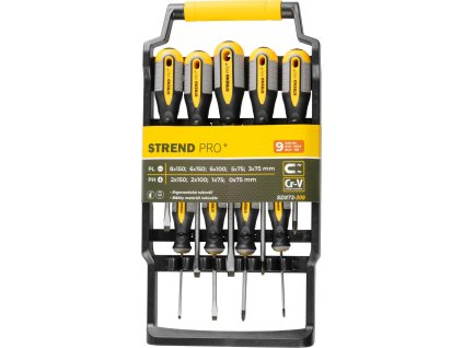 Sada skrutkovačov Strend Pro SDX72-209, 9 dielna, ploché + Phillips