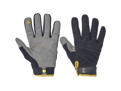 Rukavice fh® EPOPS 10/XL, semiš, Spandex, s blistrom