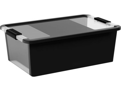 Box s vekom KIS Bi-Box M, 26 lit., čierny, 35x55x19 cm