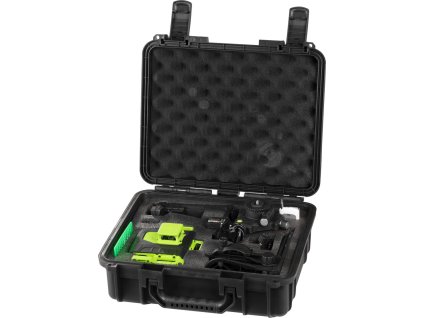 Laser Strend Pro Industrial 4 X 3D, zelený, v kufriku, s príslušenstvom, diaľkový ovládač