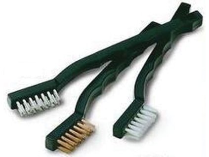 Kefa na brúsenie CG0504A, 3-dielna sada kief (oceľ, mosadz, nylon)