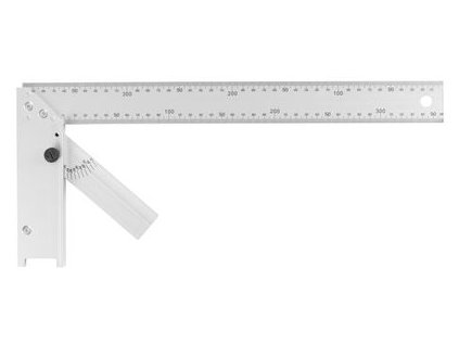 Uholník DY-5030 • 400 mm, Alu, s uhlomerom