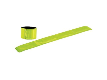 Pásik výstražný LAKSAM, reflexný, pás, HV žltá, 34 cm