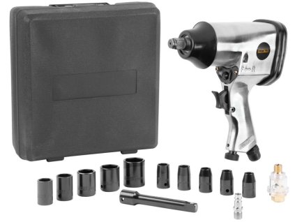 Sada uťahovacia pištoľ na kompresor Airtool WF-002A, 17 dielna, v kufri