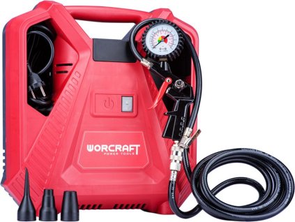 Kompresor Worcraft PAC11-180, 1100 W, bezolejový