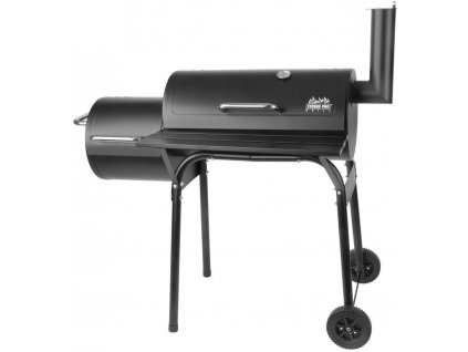 Gril Strend Pro Porter, BBQ, na drevené uhlie, 2v1 - grilovanie a údenie, 110x65x115 cm