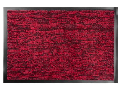 Rohožka MagicHome CPM, pred dvere, 40x60 cm, čierna/červená