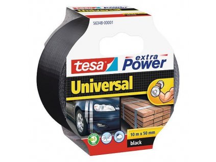 Páska tesa® Extra Power Universal, lepiaca, textilná, strieborná, 50 mm, L-10 m