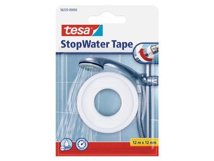 Páska tesa® StopWater, teflónová, biela, lepiaca, 12 mm, L-12 m