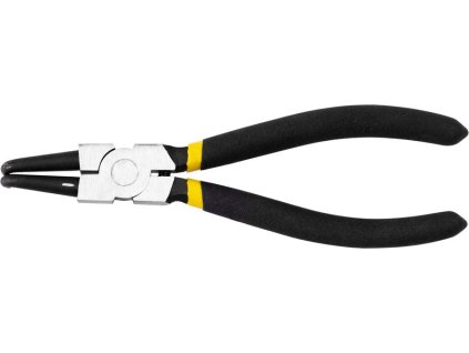 Kliešte Strend Pro P0182B 180 mm, na hriadeľ a poistné krúžky, ohnuté