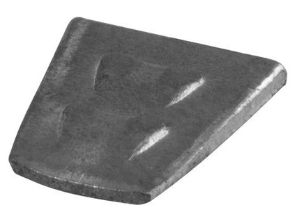 Klínok do násady KOVO, 18 mm, Fe, malé, kovaný, kalený