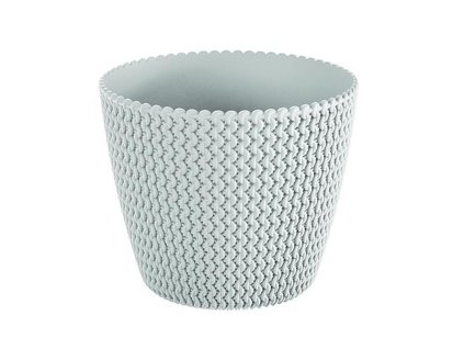 Kvetináč SPLOFY 157/132 mm, 1.7 lit., biely