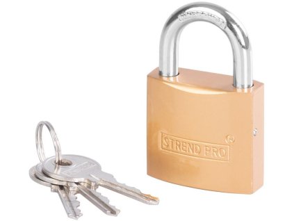 Zámok Strend Pro FT 38 mm, visiaci. zlatý