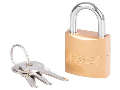 Zámok Strend Pro FT 32 mm, visiaci, zlatý