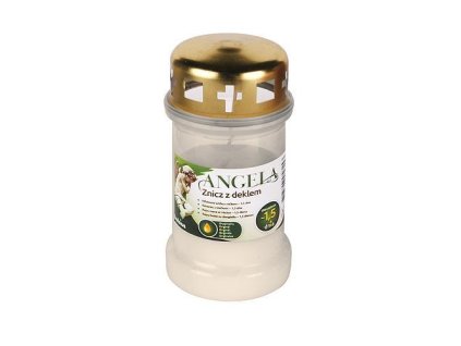 Náplň Bolsius Angela 36HD biela, 35 h, 148 g, priemer 7cm, kahanec s viečkom, olej