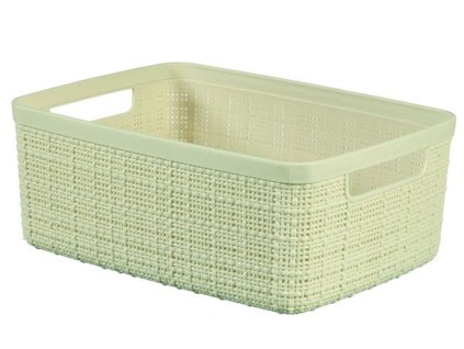 Kôš Curver® JUTE S 5 lit., krémový, 27x20x11 cm