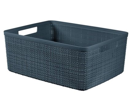 Kôš Curver® JUTE M 12 lit., antracit, 36x28x15 cm