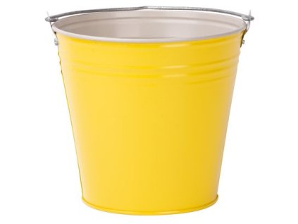 Vedro Aix Caldari 12 lit, Zn, žlté, kovové, pozinkované