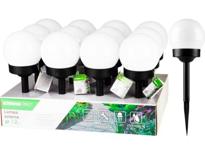 Lampa Strend Pro Birdun, 10 cm, solárna, 1x LED, AAA, Sellbox 12 ks